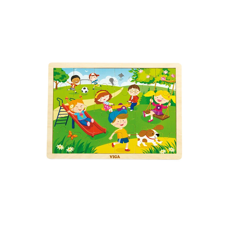 Puzzle anotimpuri, Primavara, 24 piese, Viga
