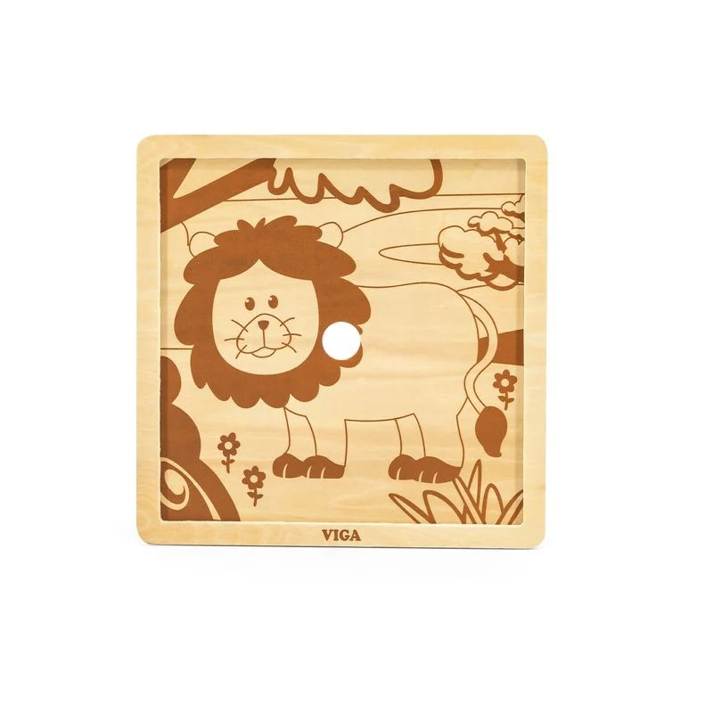 Puzzle din 9 piese mari Viga - 18 modele disponibile