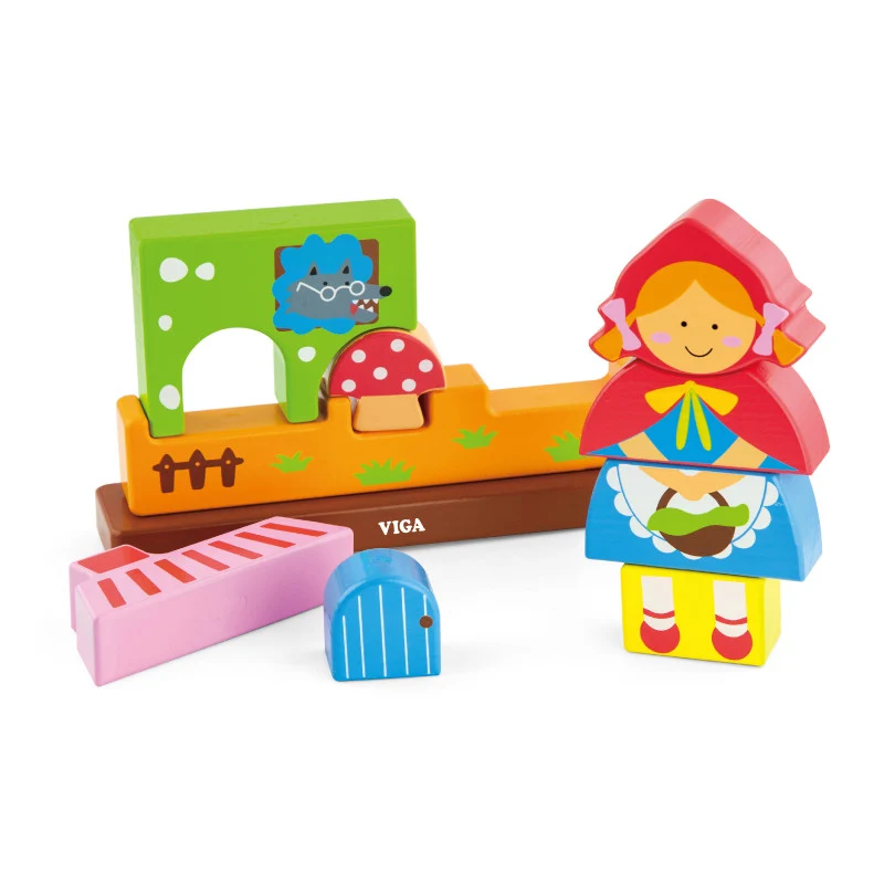 Puzzle magnetic Scufita Rosie, Viga