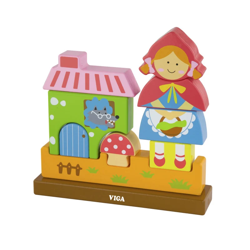 Puzzle magnetic Scufita Rosie, Viga
