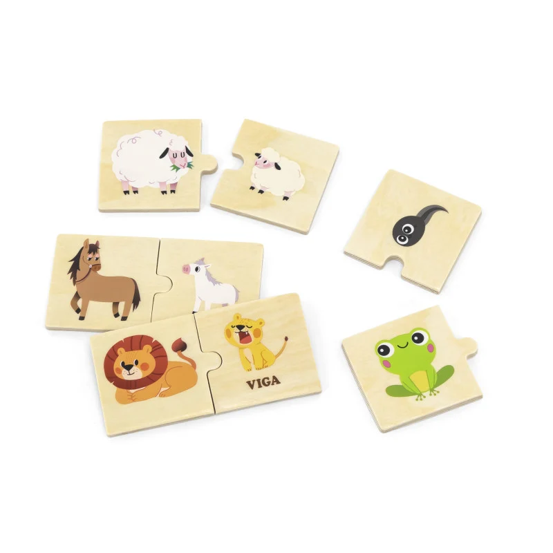 Puzzle Mama si puiul, Viga