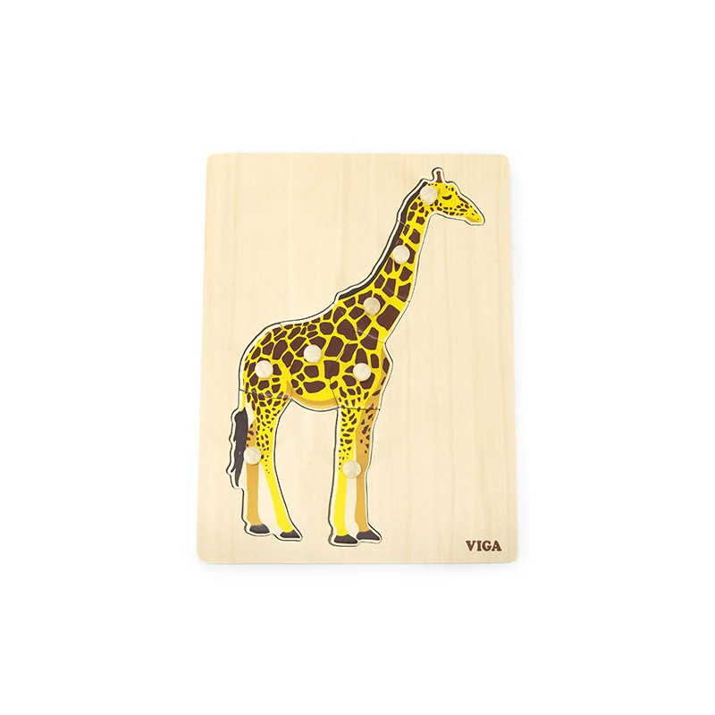 Puzzle Montessori, Girafa, Viga