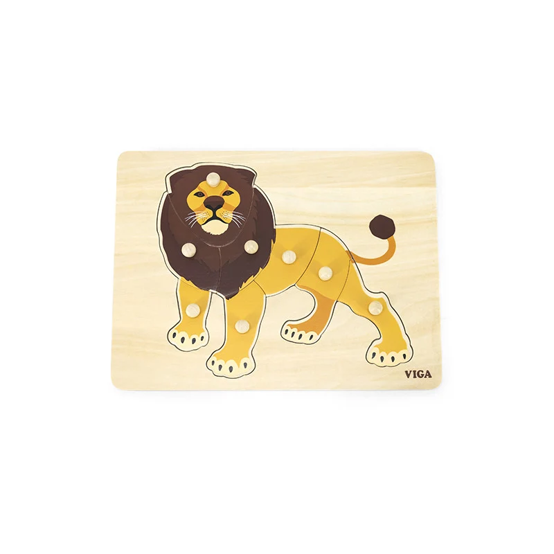 Puzzle Montessori, Leu, Viga