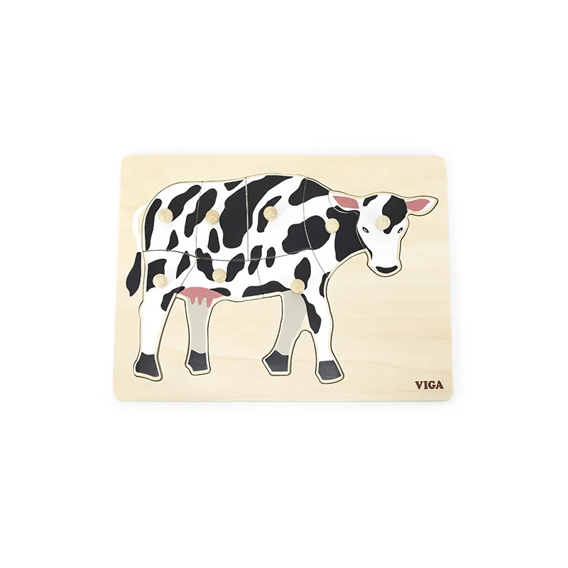 Puzzle Montessori, Vaca, Viga