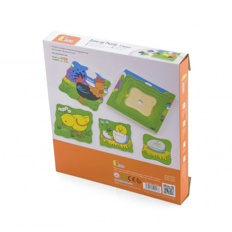 Puzzle straturi Evolutie cocos, Viga