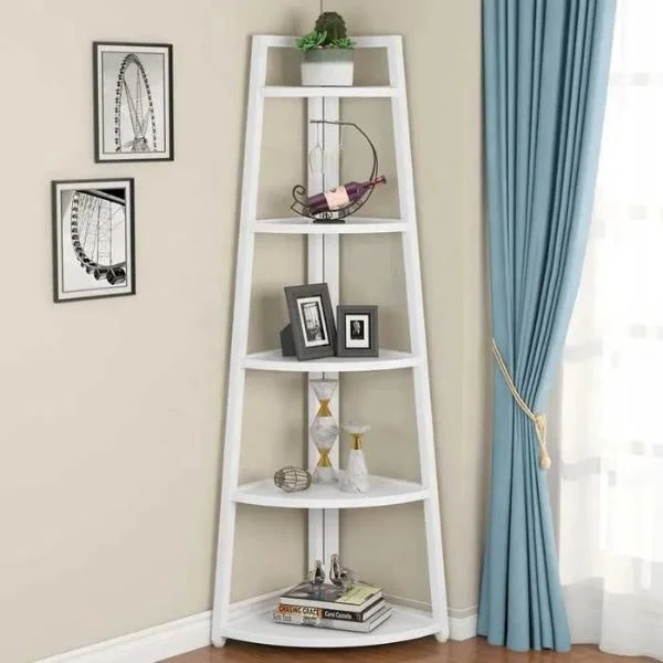 Raft De Colt Cu 5 Polite, Alb ,30 x 30 x 106cm