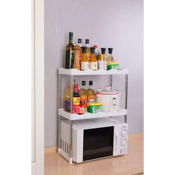 Raft extensibil, suport pentru cuptorul cu microunde, multifunctional
