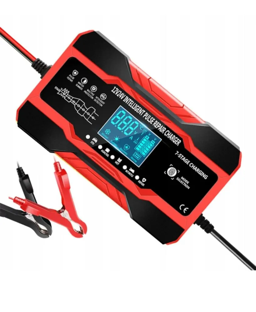 Redresor smart, 12/24V, 10A, Display digital