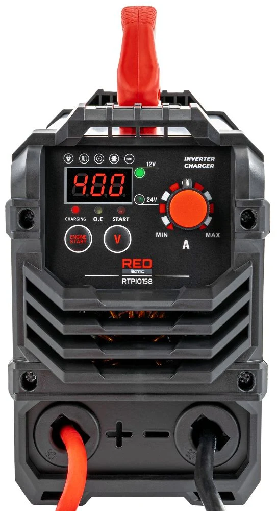 Redresor tip invertor cu afisaj LCD, 400 , Red Technic RTPI0168