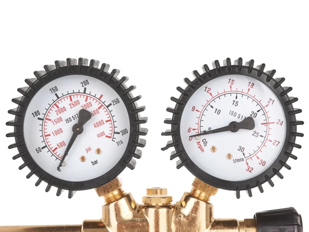 Reductor CO2 / Argon cu 2 ceasuri, 200 bar, Geko G80033