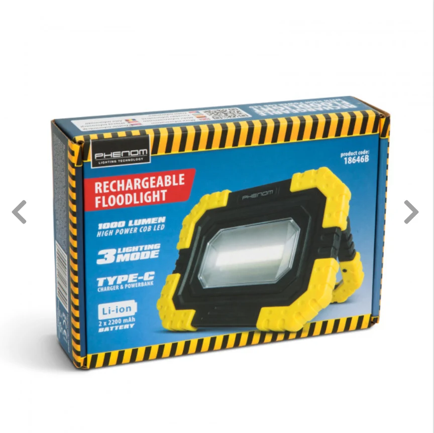 Reflector multifunctional LED 16W, 1000 lumeni, iesire USB-C