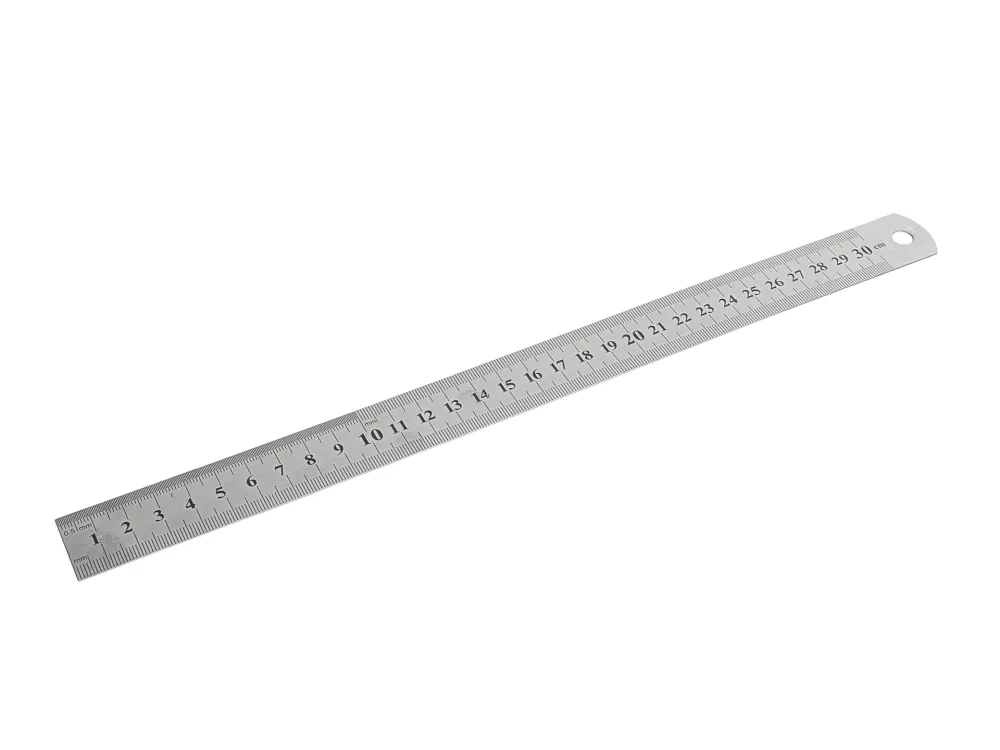 Rigla din otel inoxidabil, 300 mm, Geko G29069