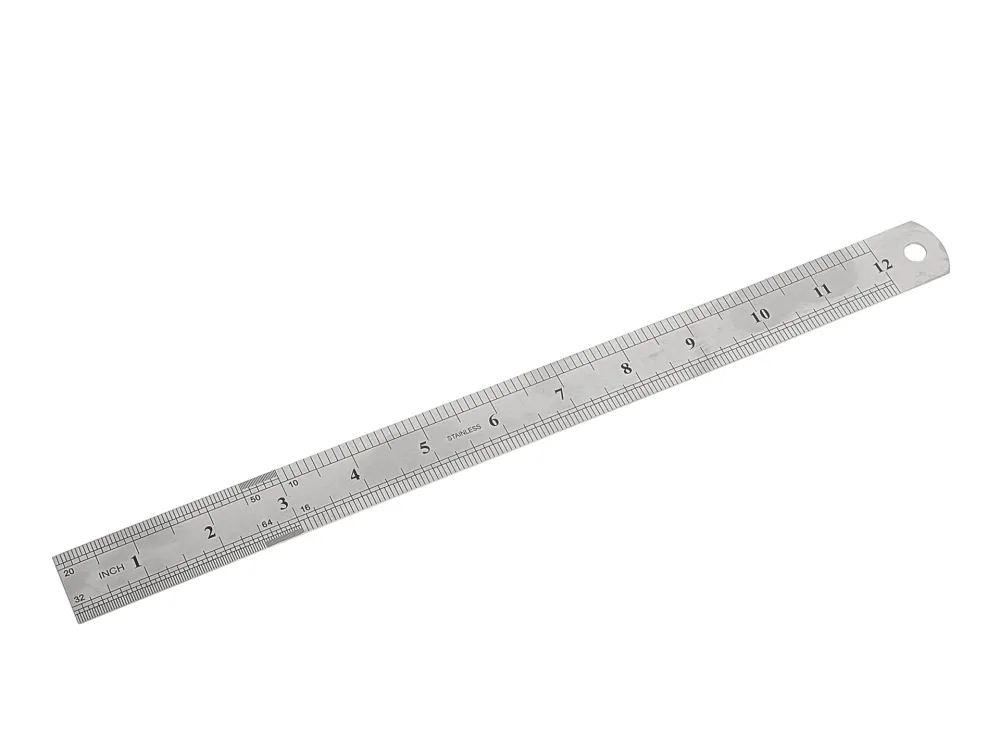 Rigla din otel inoxidabil, 300 mm, Geko G29069