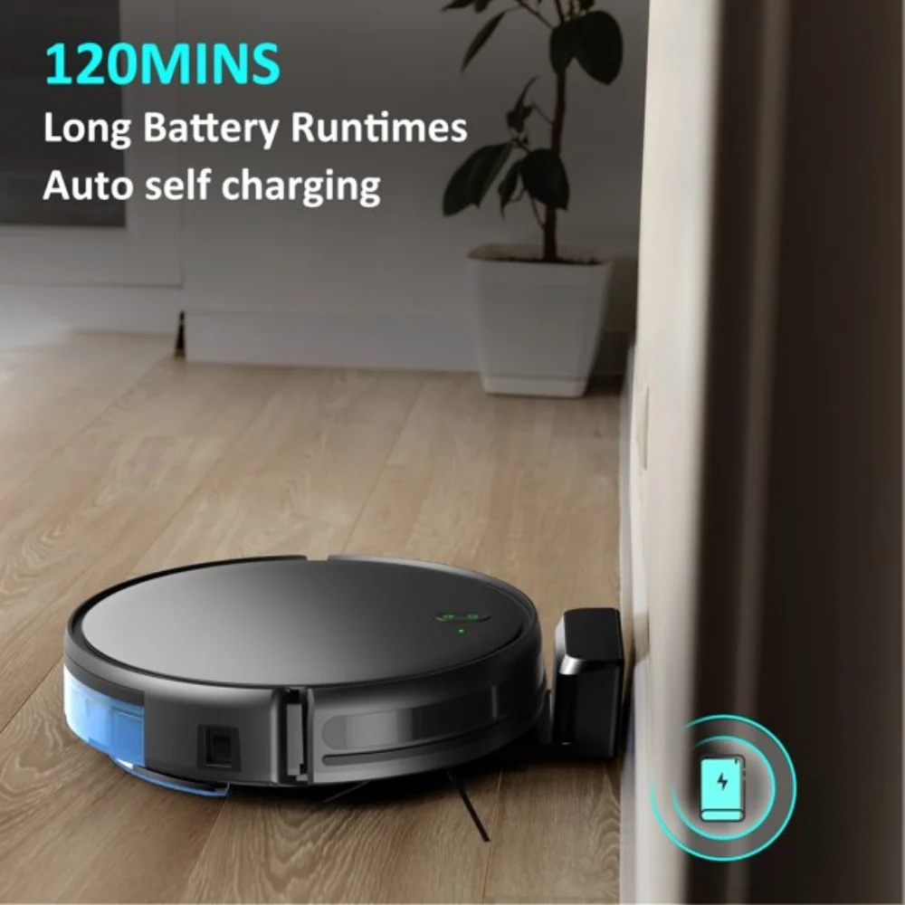 Robot de aspirare și curățare podelei cu stație de încărcare
