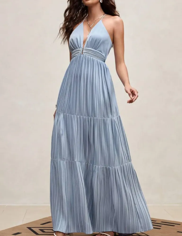 Rochie maxi Shein, albastru