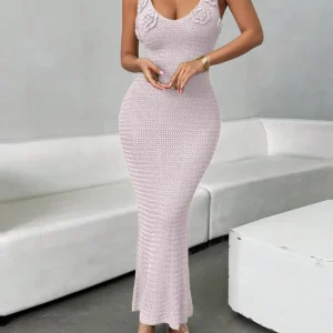 Rochie maxi Shein, roz