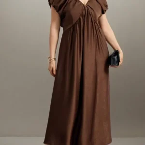 Rochie midi Shein, maro