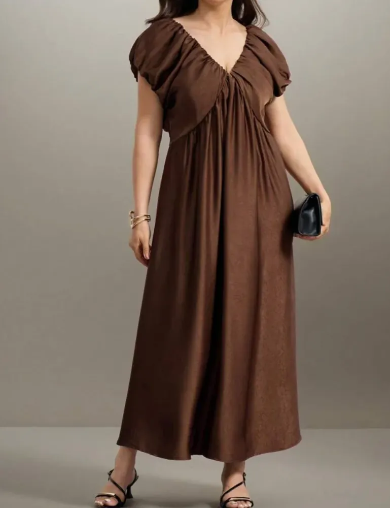 Rochie midi Shein, maro