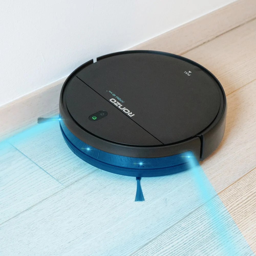 RONZO ATOM IQ Robot de aspirare și curățare podelei cu stație de încărcare