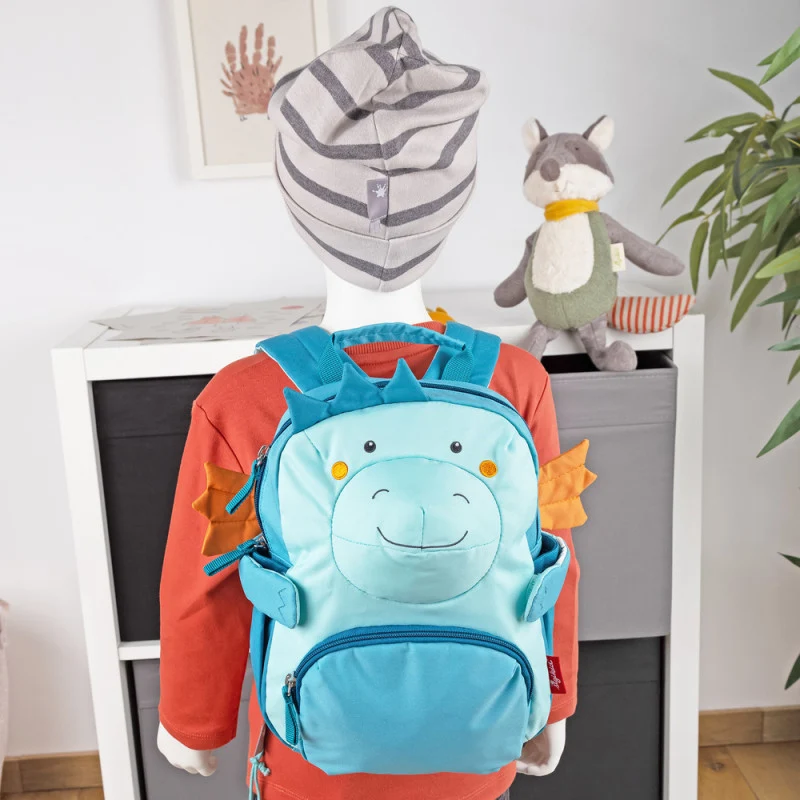 Rucsac pentru copii Dragon cu aripi si detalii 3D, Sigikid