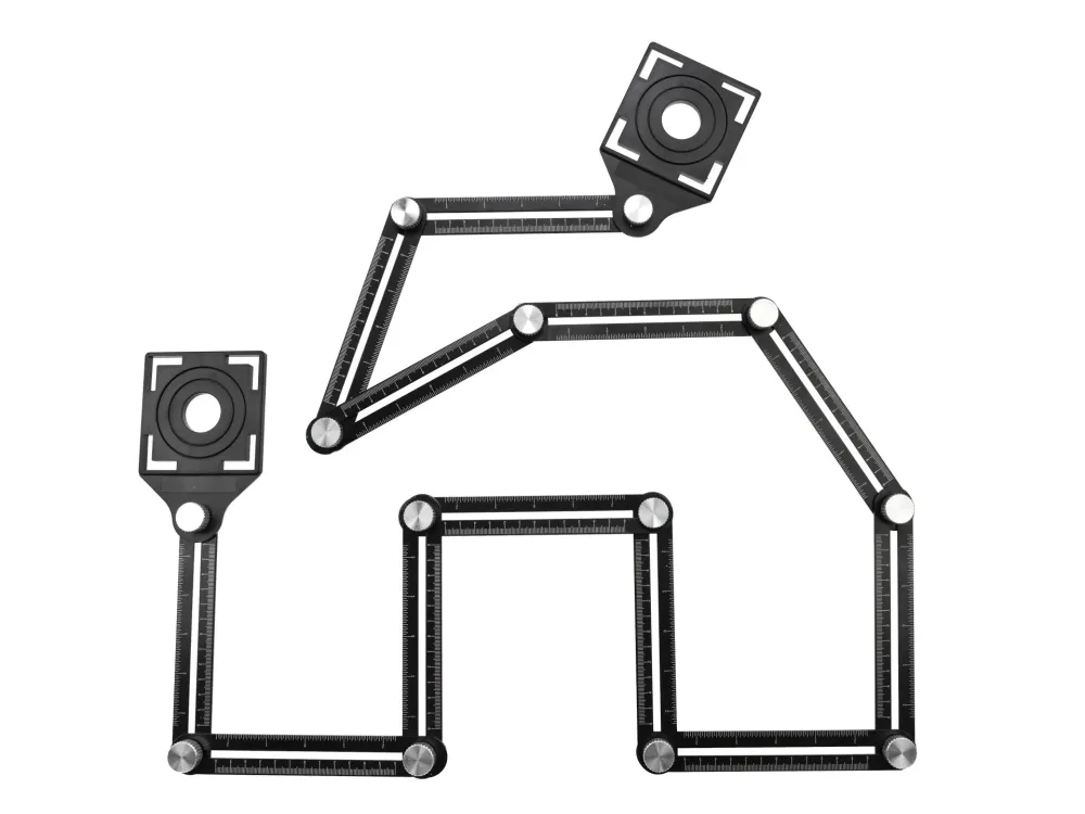 Sablon extensibil pentru gaurire, 12 brate, Geko, G64991