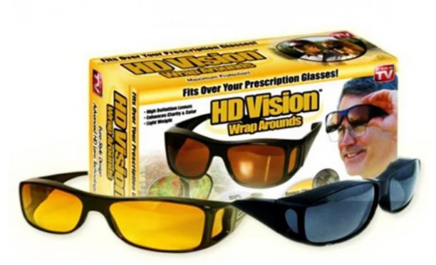 Sales!Set 2 perechi ochelari pentru condus de zi - noapte HD Vision