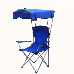 Scaun de camping exterior cu baldachin
