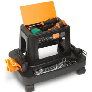 Scaun de Lucru cu Rotile si Compartimente Scule - HANDY
