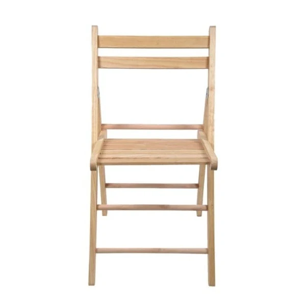Scaun pliabil din lemn de culoare naturala 41x40x76 cm