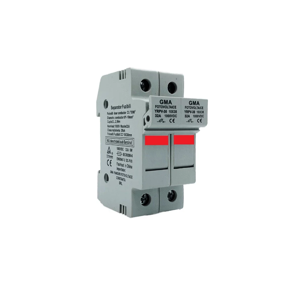 SEPARATOR FUZIBIL CURENT CONTINUU 2P CU LED