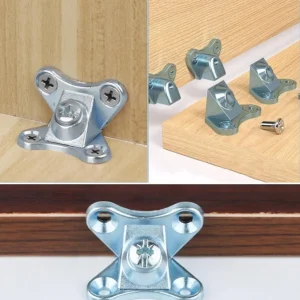 Set 10x Conector imbinari lemn la 90 tip fluture (mobilier, panouri lemn)