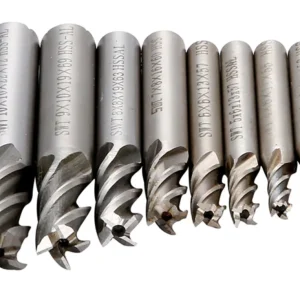 Set 10X freze cilindro-frontale pentru metal, HSS 2 - 12 MM, Calitate Premium