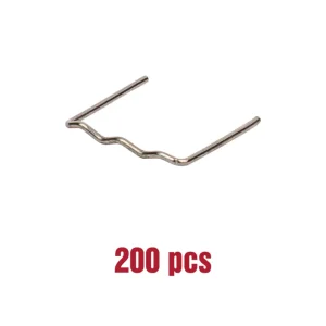 Set 200 capse W pentru aparat de lipit plastic, 0.6 mm, Raider 076215