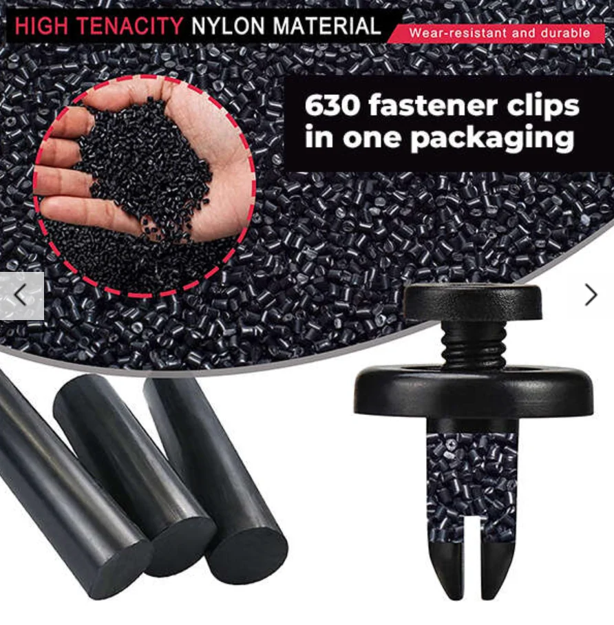 Set 630x nituri AUTO, cleme plastic, 16 modele
