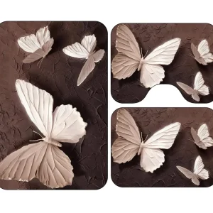 Set baie 3 piese,Fluturi