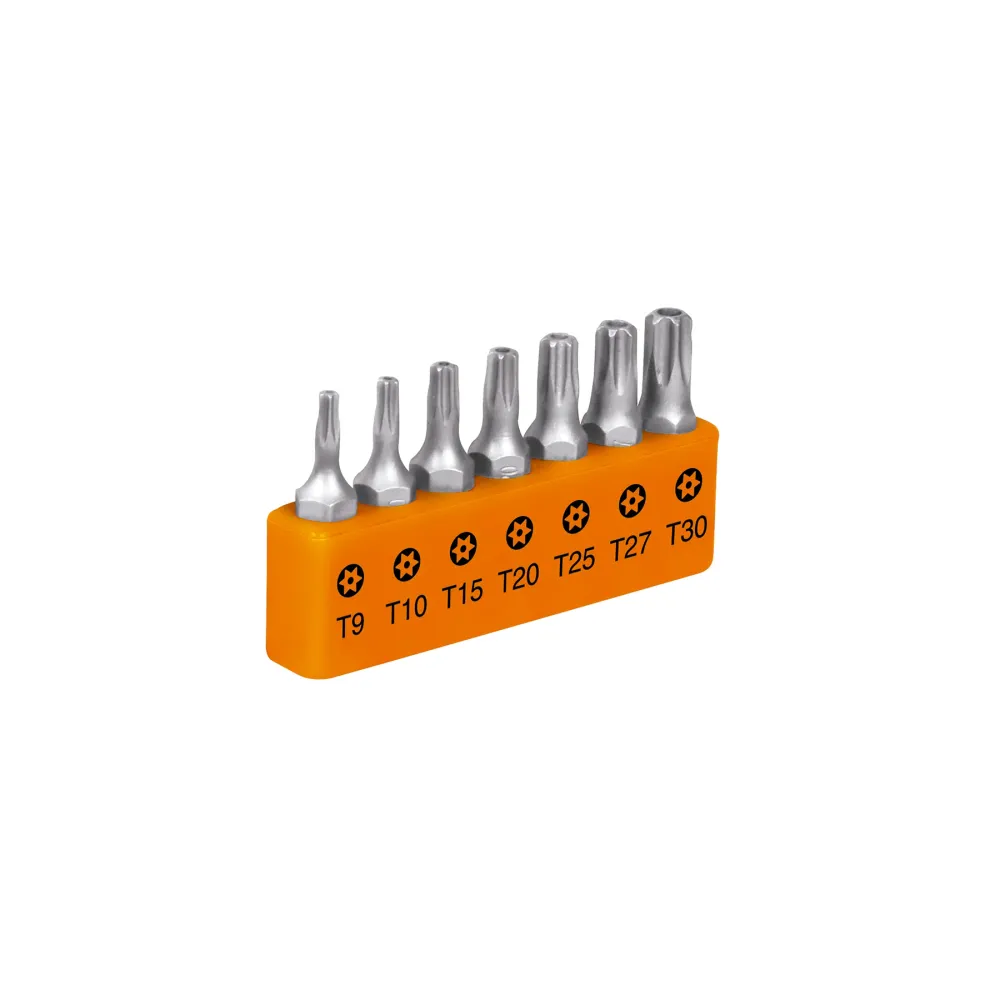 Set de biti combinati torx cu gaura, 7 piese,25 mm, Truper Expert