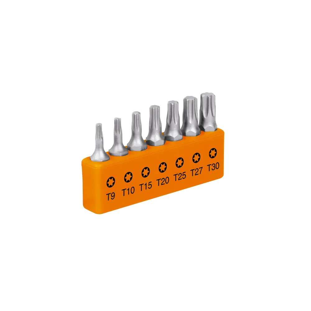 Set de biti combinati torx, 7 piese, 25 mm, Truper Expert