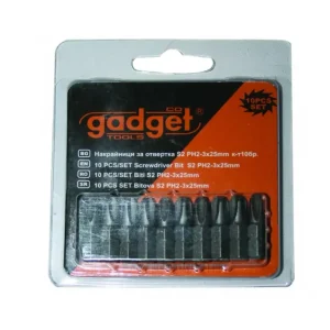Set biti S2 PH, 3 x 25 mm, 10 elemente, Gadget 390712