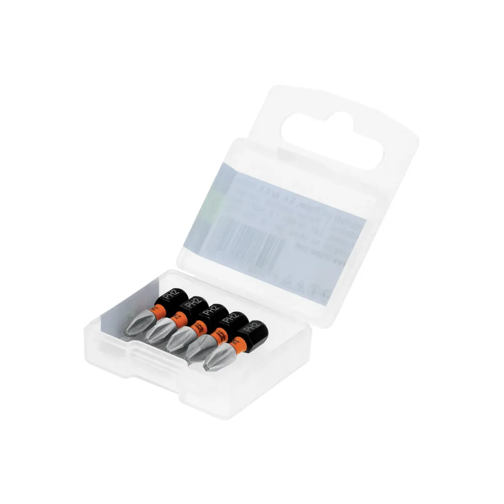Set biti de impact PH2, 5 piese, 25 mm, Truper Expert