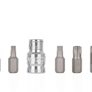Set biti SPLINE M5-M12, 6 elemente, Geko G10042