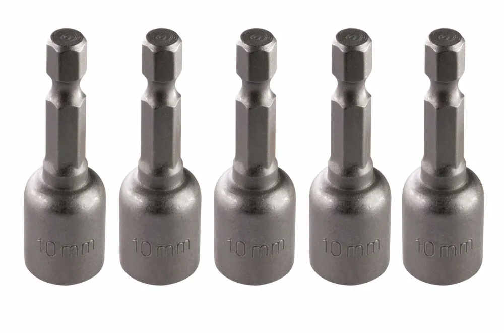 Set biti cu tubulara, 10 x 48 mm, 5 elemente, Topmaster 338623