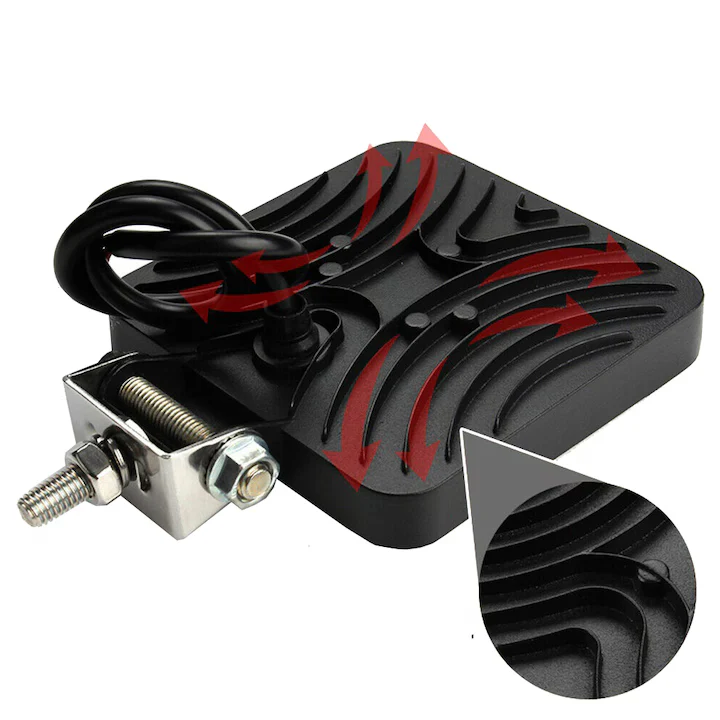 Set 8 Bucati Proiectore LED Auto, Offroad, 48W, 12V-24V