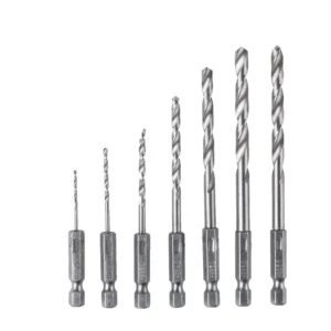 Set 7x burghie cu coada hexagonala, prindere bit 1.5-6 mm