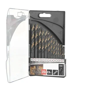 Set burghie pentru metal HSS, 2.0 - 8.0 mm, 13 elemente, Tvardy T02000