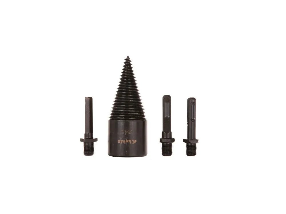 Set burghiu tip melc pentru lemn, 3 adaptoare, 45 mm, Keltin K02398