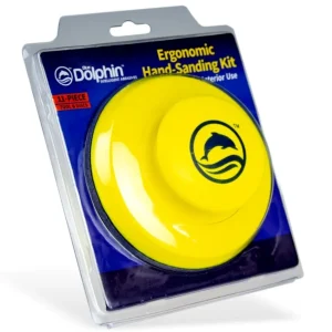 Set cala, slefuitor manual universal ERGONOMIC cu 10x discuri, Blue Dolphin Poland