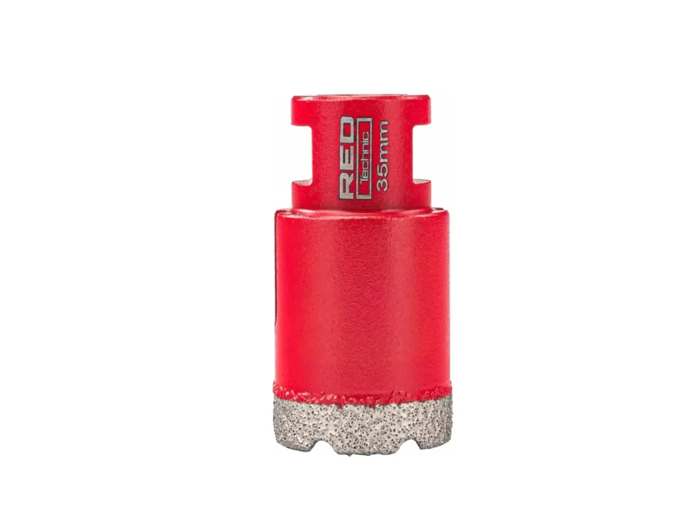 Set carote diamantate, 6-68 mm, prindere M14, HEX, 5 elemente, Red Technic RTZOD0045