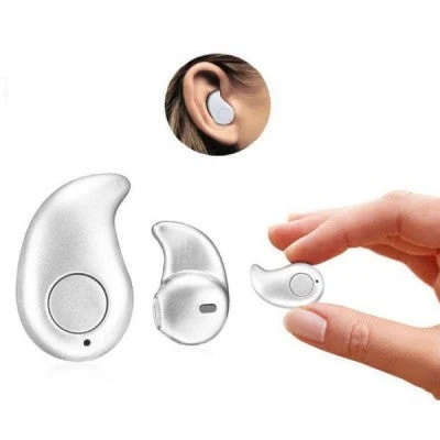 set 2x Casca bluetooth minuscula forma de picatura, autonomie buna