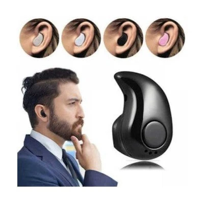 set 2x Casca bluetooth minuscula forma de picatura, autonomie buna