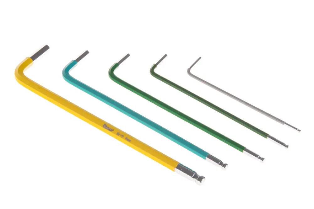 Set chei colorate imbus, 9 elemente, Geko G01702